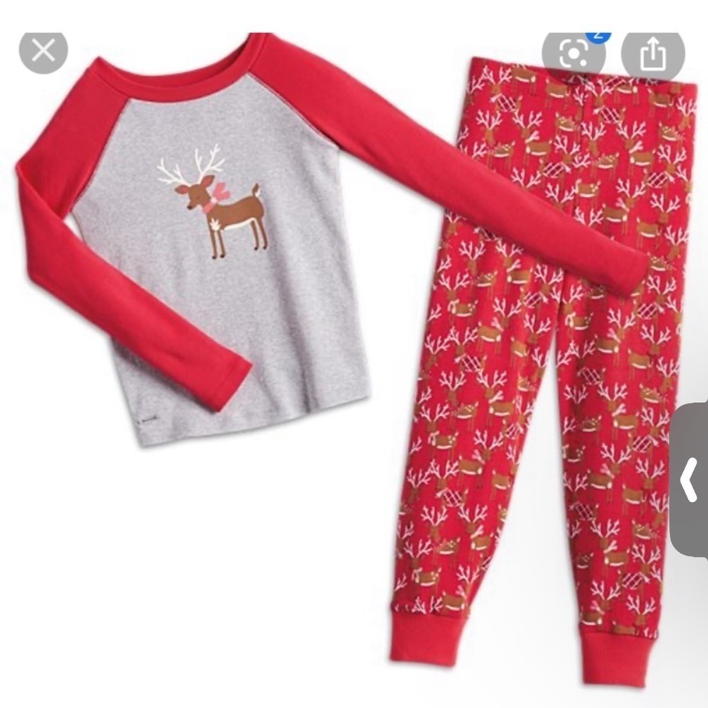 American Girl Festive Reindeer Pajama set Sizes 6, 10 and 12 NWT in package